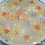 芋头芡实玉米煲的做法
