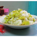 清香蚕豆饭的做法