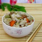 四季豆焖饭