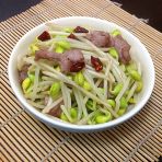 豆芽炒肉