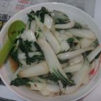 黄豆酱炒奶白菜的做法