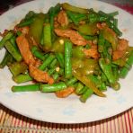 青椒肉丝豆角