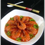 冰花酸梅番茄虾的做法