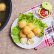 芝士鸡茸球的做法