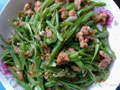 四季豆炒肉的做法