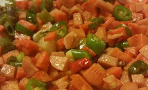 三色下饭菜的做法