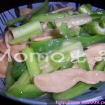 芹菜青椒炒豆干
