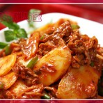 泡菜牛肉炒年糕